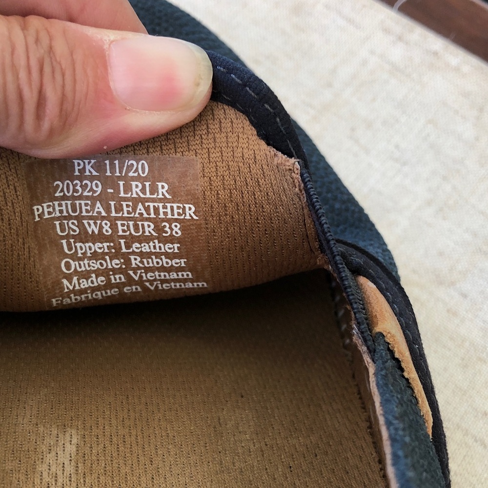 OluKai Women’s Slip-On Sneakers in Navy with White Sole - Picture 6 of 7